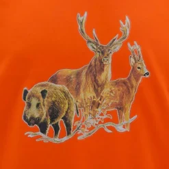 T-shirt orange grands animaux ®*Bartavel Best