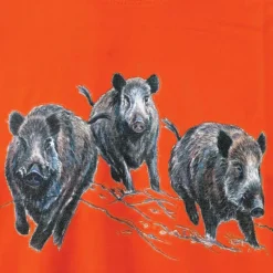 T-shirt orange sangliers ®*Bartavel Outlet