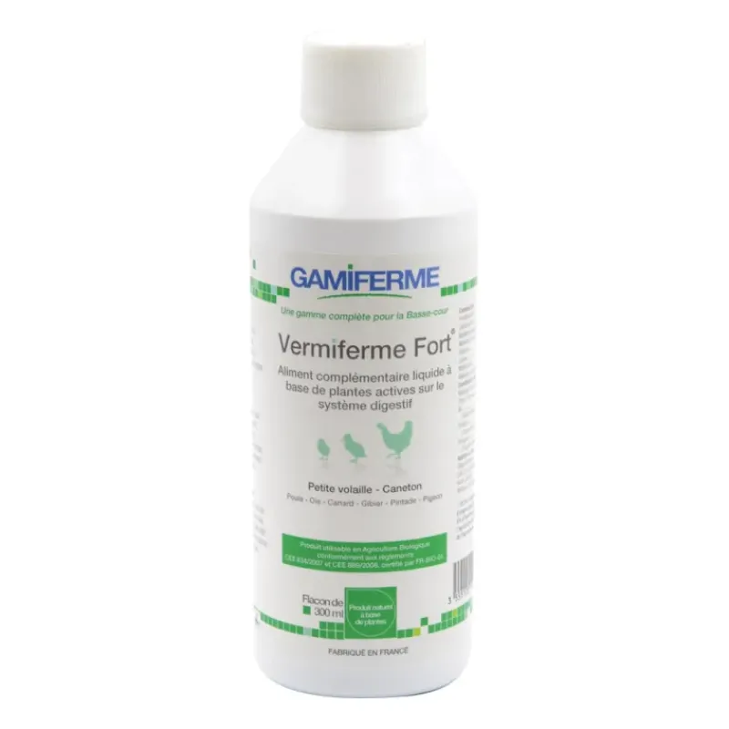 Vermiferme fort complément alimentaire volaille 300 ml*Gamiferme Clearance