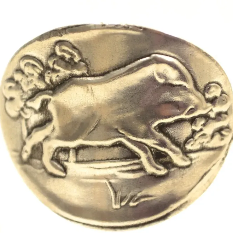 Verres à Pastis 18 cl décor étain relief de gibiers Lot de 6* New