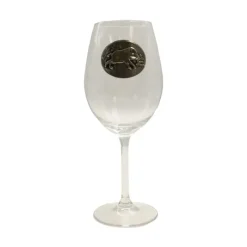 Verres à vin 360 ml décor étain relief de gibiers 6 pièces* Sale