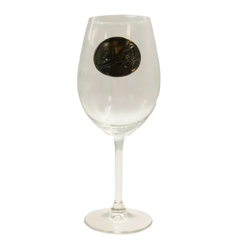 Verres à vin 360 ml décor étain relief de gibiers 6 pièces* Sale