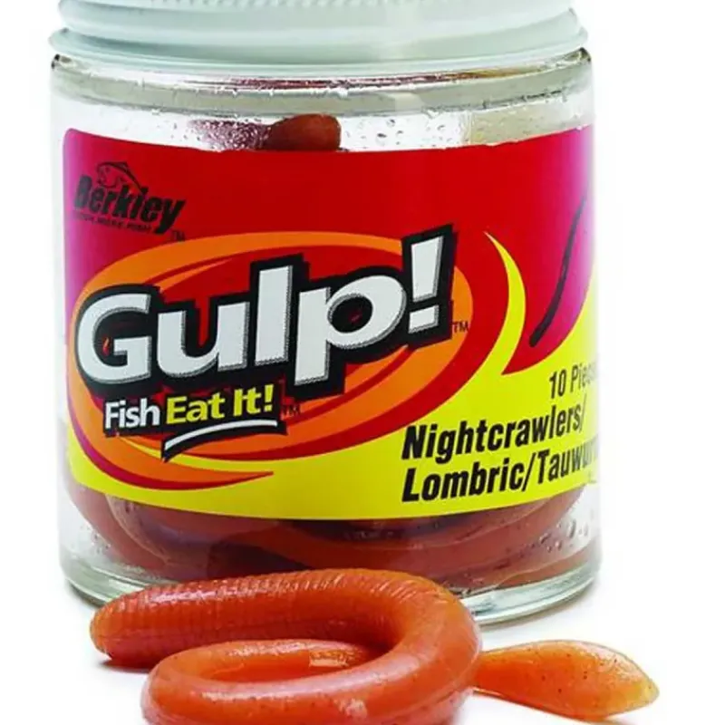 Vers Orange ® 8cm - Appât pour Truite et Carnassiers*Powerbait Sale