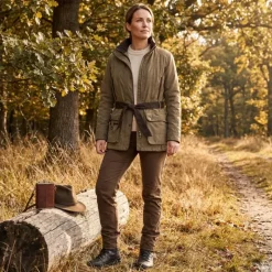 Veste chasse Cevrus femme 2 poches imperméable polyester XS à 2XL*Club interchasse Hot