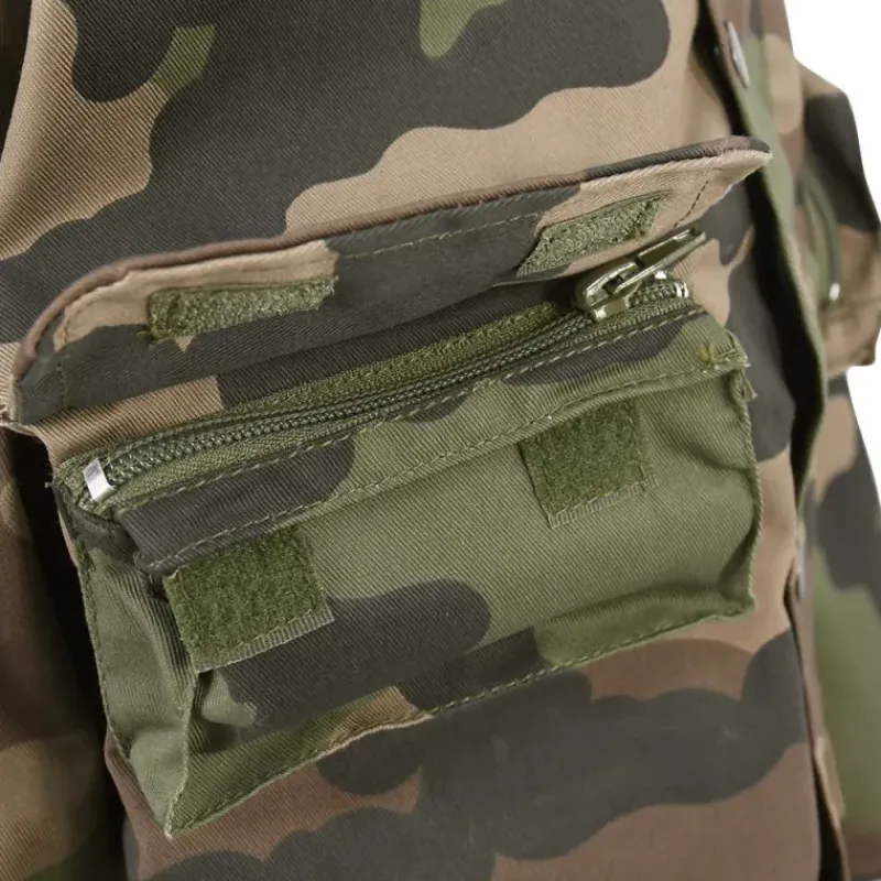 Veste chasse fermeture glissière coton polyester camo 6 à 16 ans* Outlet