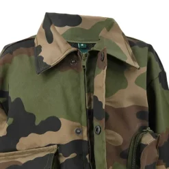 Veste chasse fermeture glissière coton polyester camo 6 à 16 ans* Outlet