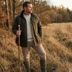 Veste cirée 1919 isolation thermique coton ciré vert kaki S à 3XL*Swedteam Clearance