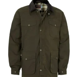 Veste cirée 1919 isolation thermique coton ciré vert kaki S à 3XL*Swedteam Clearance