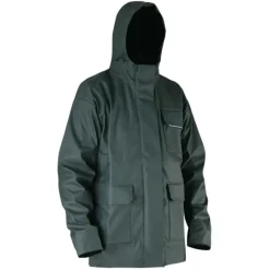 Veste imperméable EN 13688 polyuréthane PVC kaki foncé M à 3XL*LMA New