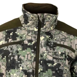 Veste mixte stretch nylon polyester camo digital vert S à 3XL*Somlys Clearance