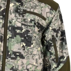 Veste mixte stretch nylon polyester camo digital vert S à 3XL*Somlys Clearance