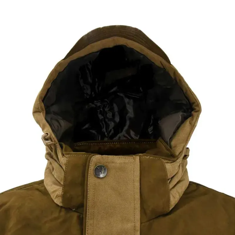 Veste Rambouillet imperméable polyester bicolore marron XL à 3XL*Percussion New