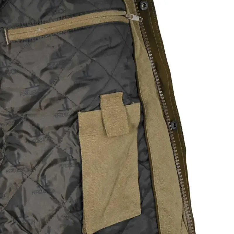 Veste Rambouillet imperméable polyester bicolore marron XL à 3XL*Percussion New