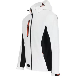 Veste Softshell Trystan ® Homme - Noir & Blanc*Herock