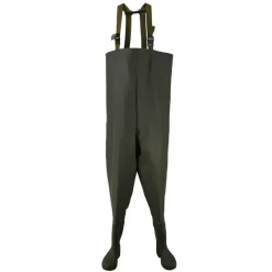 Waders PVC haute résistance soudure qualité poche intérieure* Clearance
